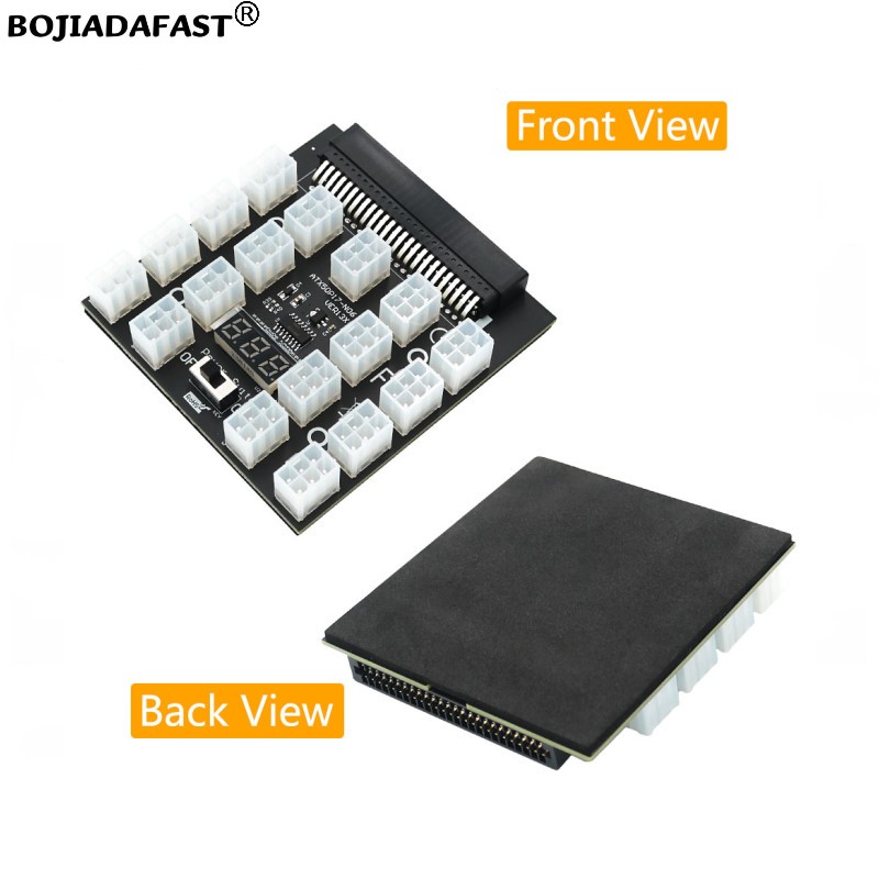 17 * PCI-E 6Pin Connector Brea - 2400W Server Psu Breakout Board 评论和价格